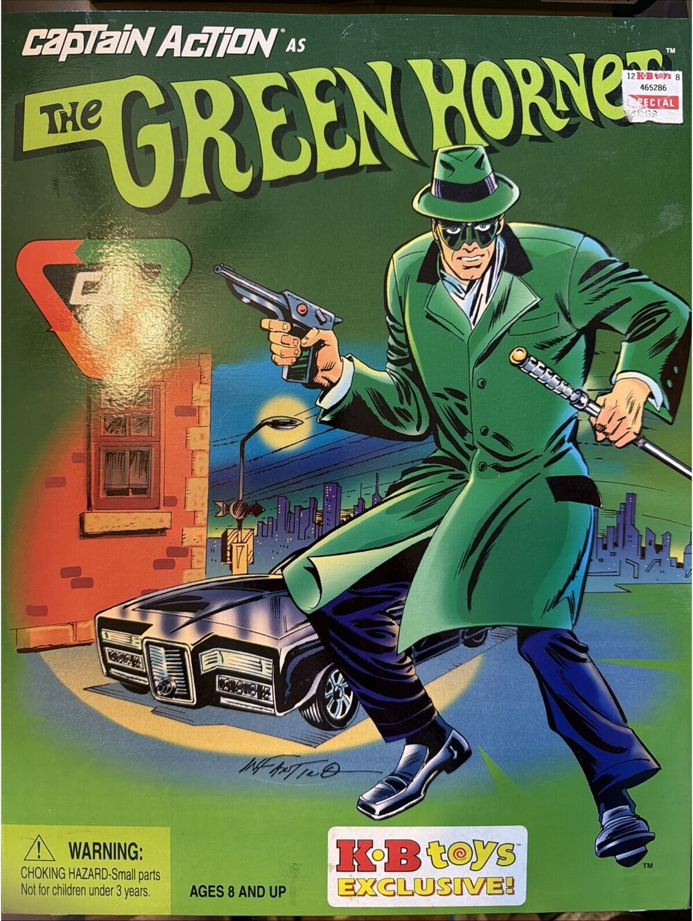 Captain Action Green Hornet Figure Vintage KB Toys Exclusive 1998 Not Sealed